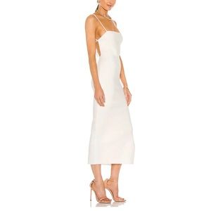 Bec&Bridge Hana Midi Dress - Ivory - size 2